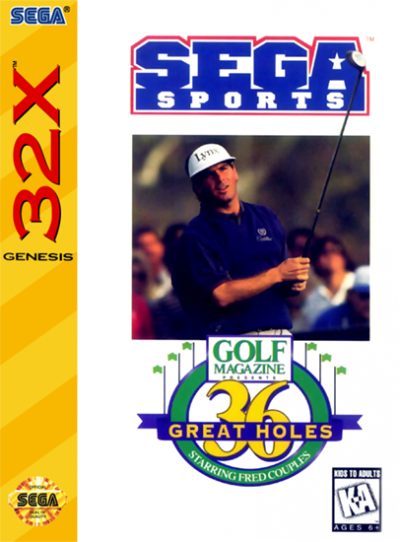36 Great Holes Starring Fred Couples 32X (Europe) Game Cover